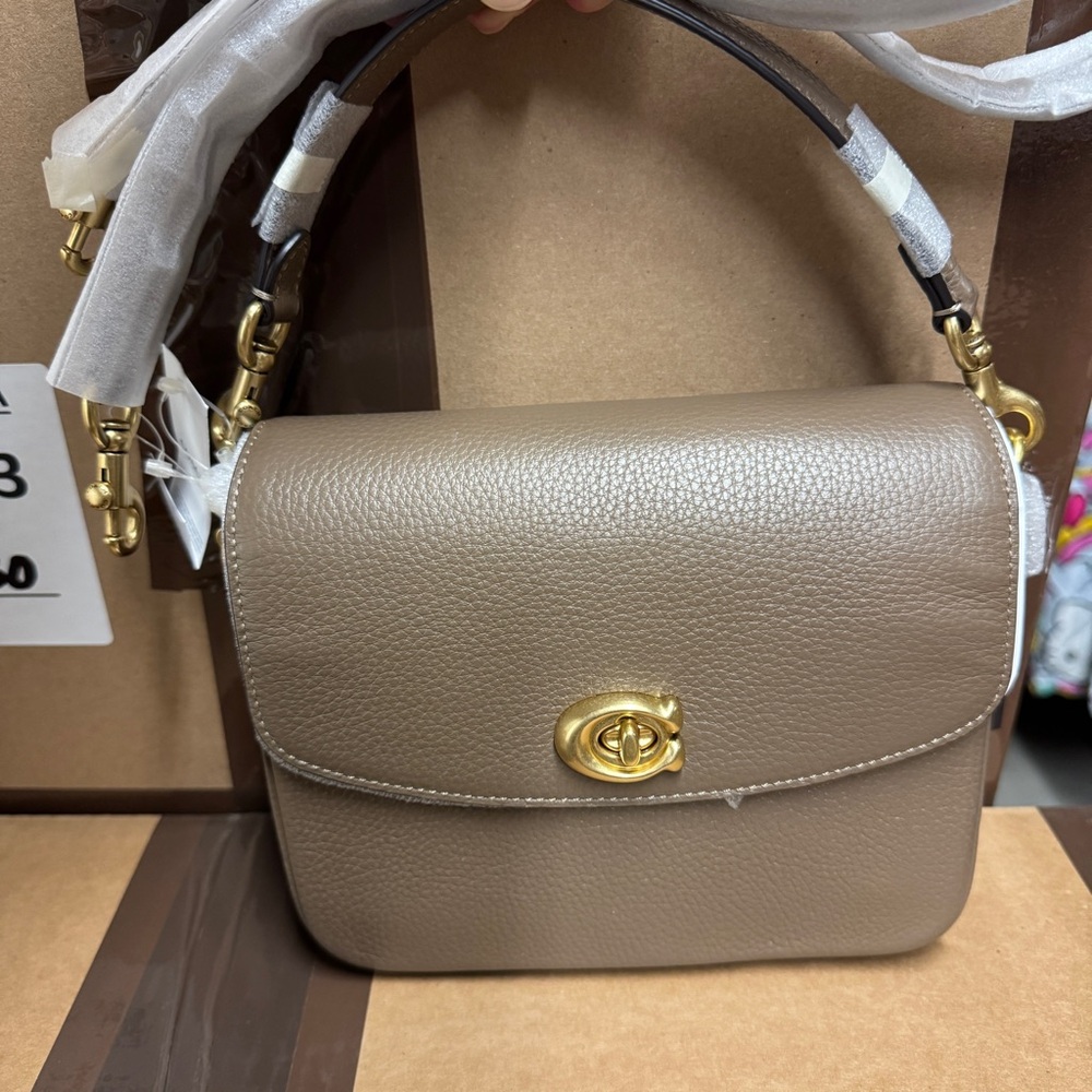 Coach Women’s Cassie 19 Leather Crossbody - Dark Stone - Picture 8 of 10